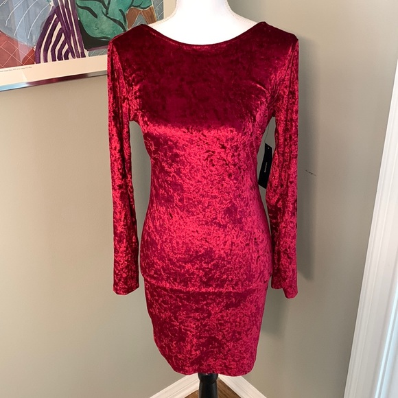 NWT Velvet Dress - Picture 1 of 7
